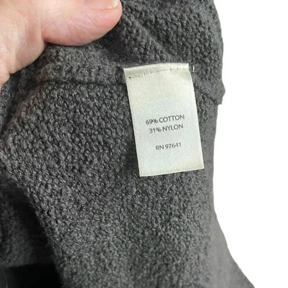 Pure Jill J Jill zip up sweater vest cowl neck gray small - Picture 3 of 4